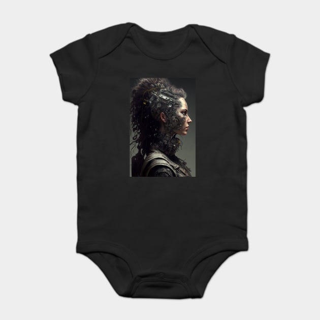 The Alien Empress: A Tale of Ferocious Female Envy and Punk Warrior Baby Bodysuit by Darksavage